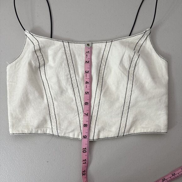 Urban Outfitters Corset Top Off White Cream Women's Size Medium - Picture 14 of 16